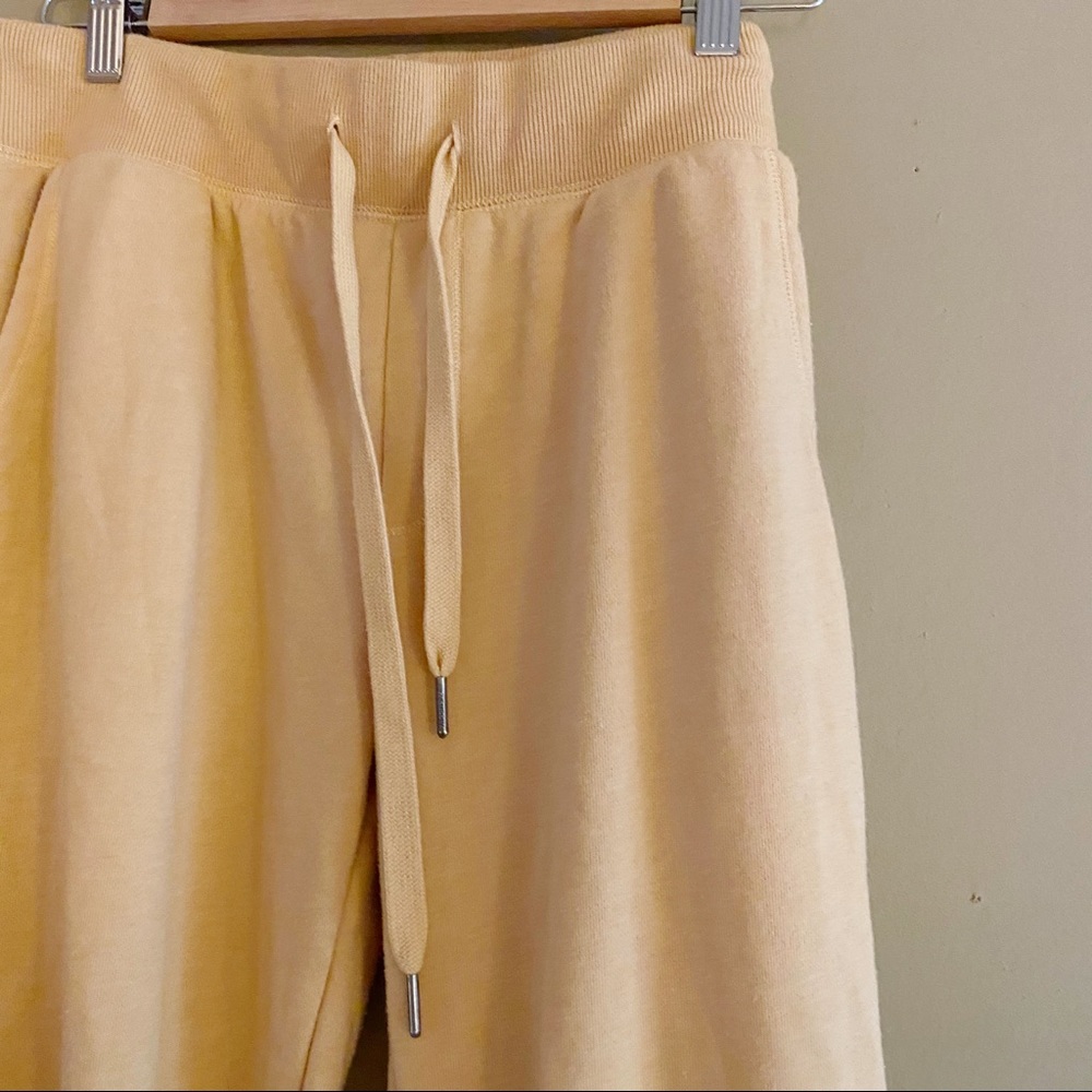 Z Supply Yellow Knit Joggers - Picture 2 of 6